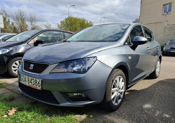 Seat Ibiza cena 20000 przebieg: 102700, rok produkcji 2012 z Gdańsk małe 106